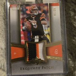 Exquisite CARSON PALMER Patch Prime Gold 