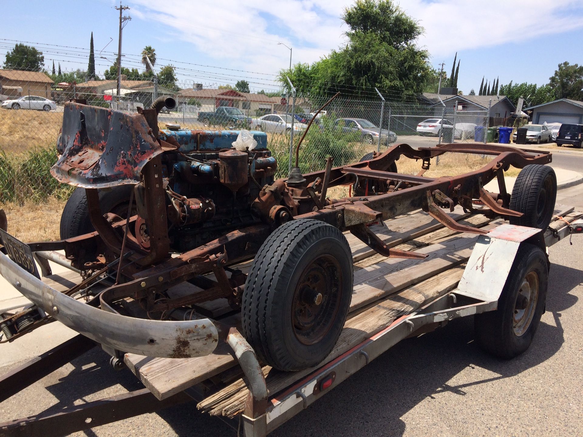 1950 Chevy truck short bed frame!