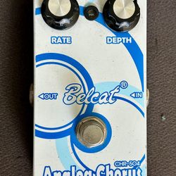 Belcat CHR-504 Guitar Effects Pedal, Analog Chorus - White
