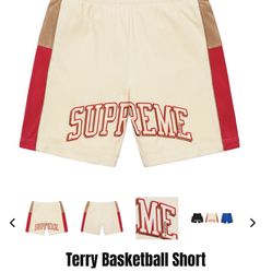 Supreme Terry basketball shorts