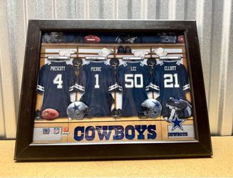 Dallas Cowboys NFL Locker Room Framed Photo Print