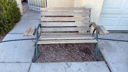 Outdoor Patio Glider Bench