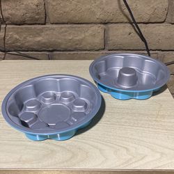 Pampered Chef Secret Center Cake Pan 4 Piece - Fill With A Candy Surprise