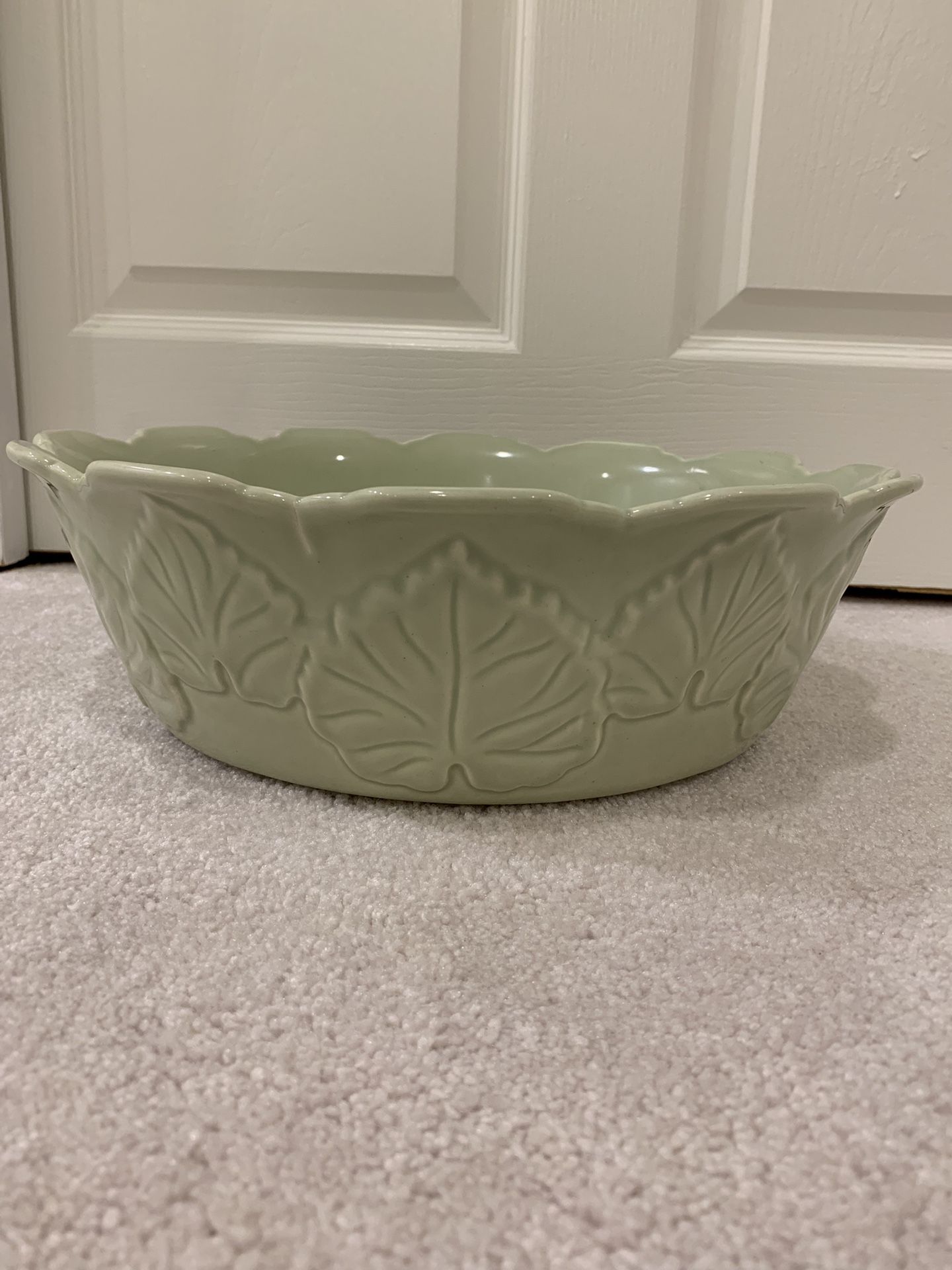 Large Haeger Lily Pad Bowl