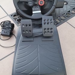 Ps3 Steering Wheel Set UP 