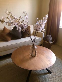 (Cave creek 101) Coffee table copper color 3ft