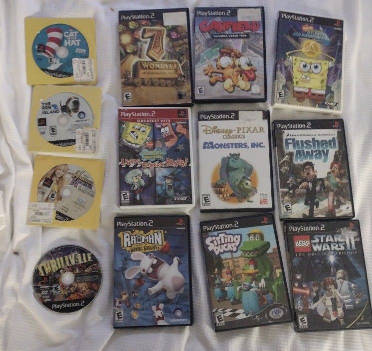 PS2 Games Used