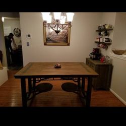World Market Dining Table With Cafeteria Seating