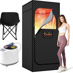 Portable Steam Sauna for Home,Personal Steam Room,Sauna Box,Home Sauna,Steam Sauna Tent for Steam Detox Relaxation Spa (Quilted)
