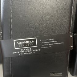 Samsonite Classic Zip 3- Ring Portfolio , $20 