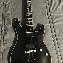 Schecter Damien Platinum 6 Electric Guitar - Satin Black