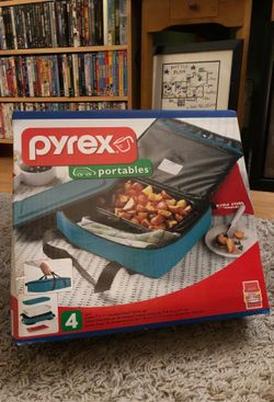 Brand New Old Stock Pyrex Portables 4 Count Set!!