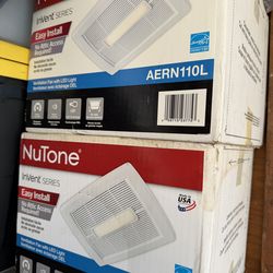 Ventilation fan new damaged box