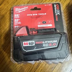 Milwaukee 5.0 m18 batteries
