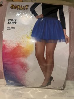 Blue Tulle Skirt
