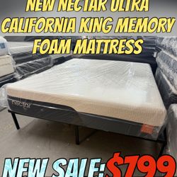NEW NECTAR ULTRA CALIFORNIA KING MEMORY FOAM MATTRESS 