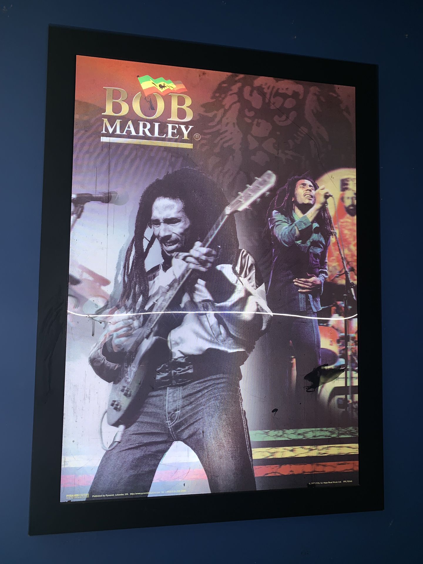 Bob Marley holographic picture