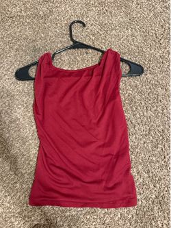 Burgendy Back Lace Top