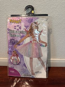 Spirit Shimmering Unicorn Girls Costume Medium 8-10