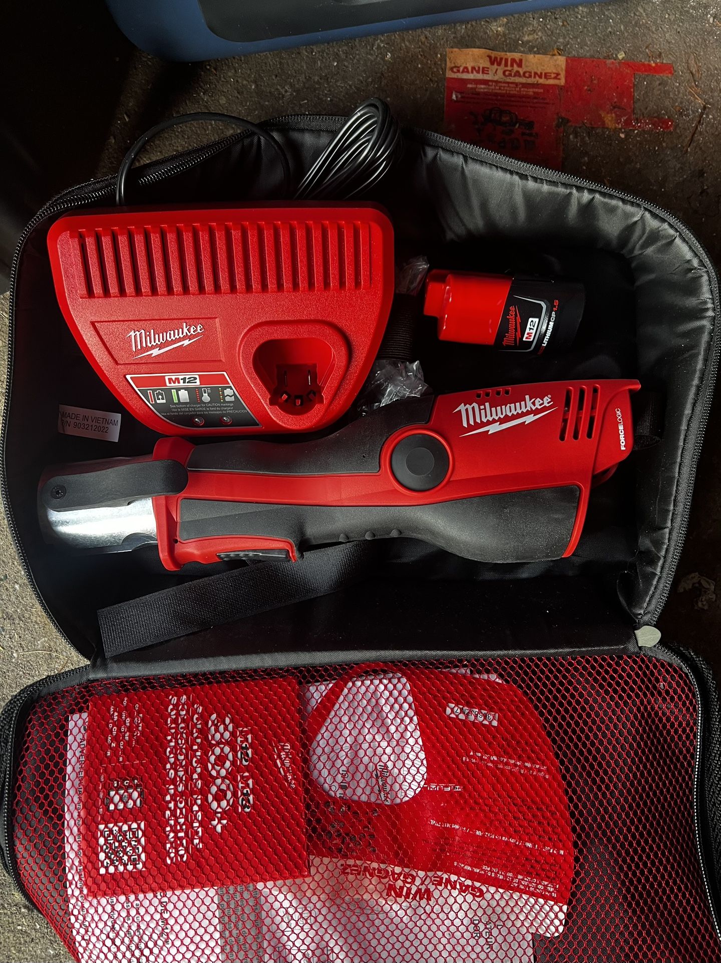 Milwaukee M12 Press tool ($1150 Firm