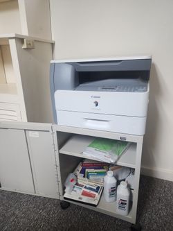 ​Canon imageRUNNER 1023 Digital Copier/Scanner + Sharp Rolling Storage Cabinet Bundle