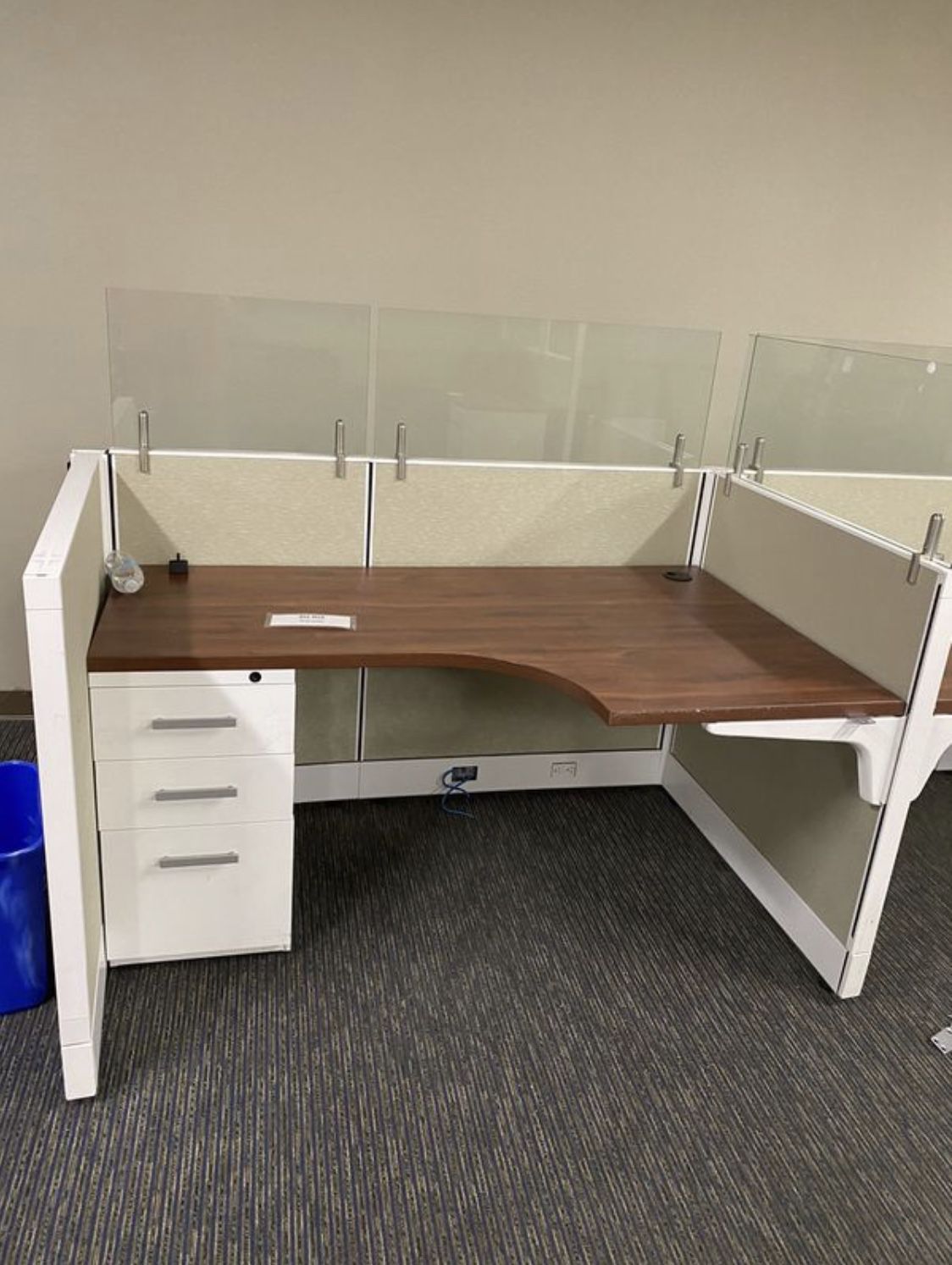 Modern office cubicles