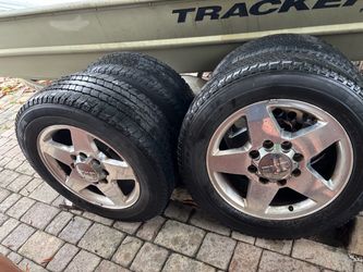 GMC 5-Spoke Aluminum Wheels with Tires – Set of 4
