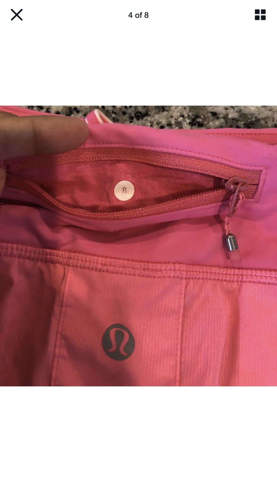 Lululemon skort size 8