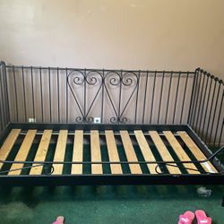 Black twin Bed Frame 