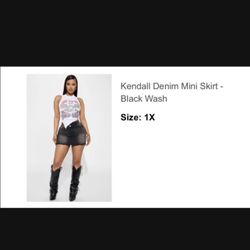 Fashion Nova Denim Skirts $10 Each