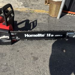 Homelite 16” Corded Chainsaw 