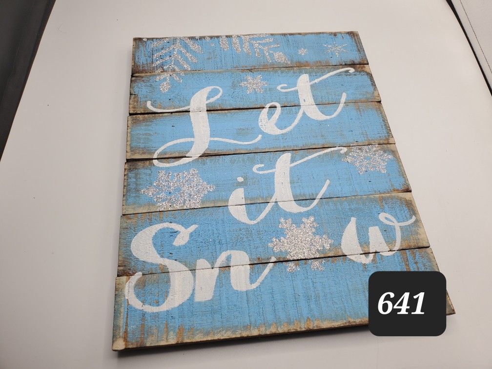 Let It Snow Christmas Decoration