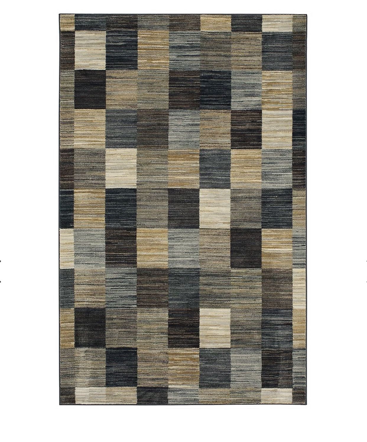 Mohawk Home Mercario Smoke Blue Geometric Area Rug