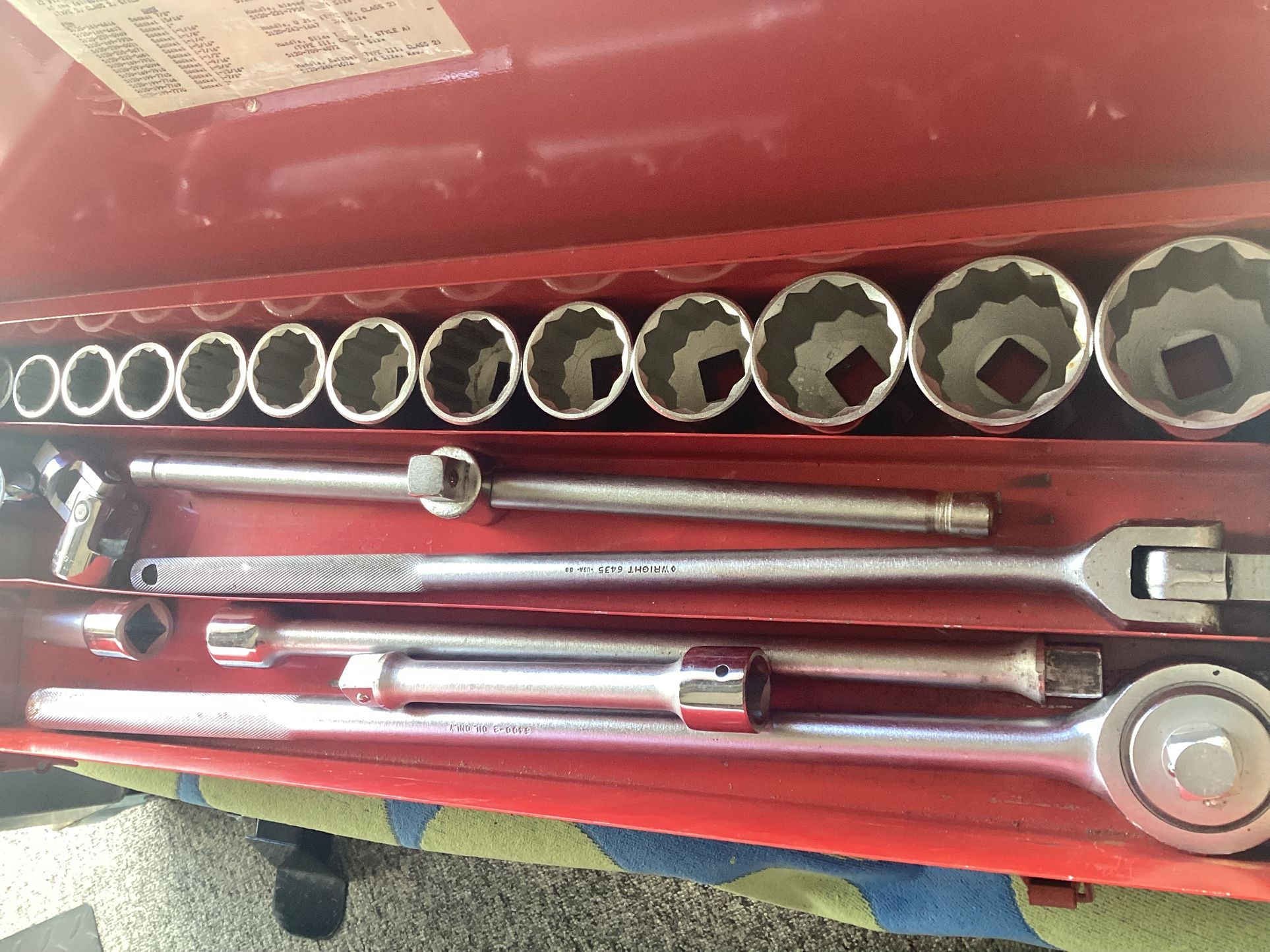 Socket Set And Wrenches