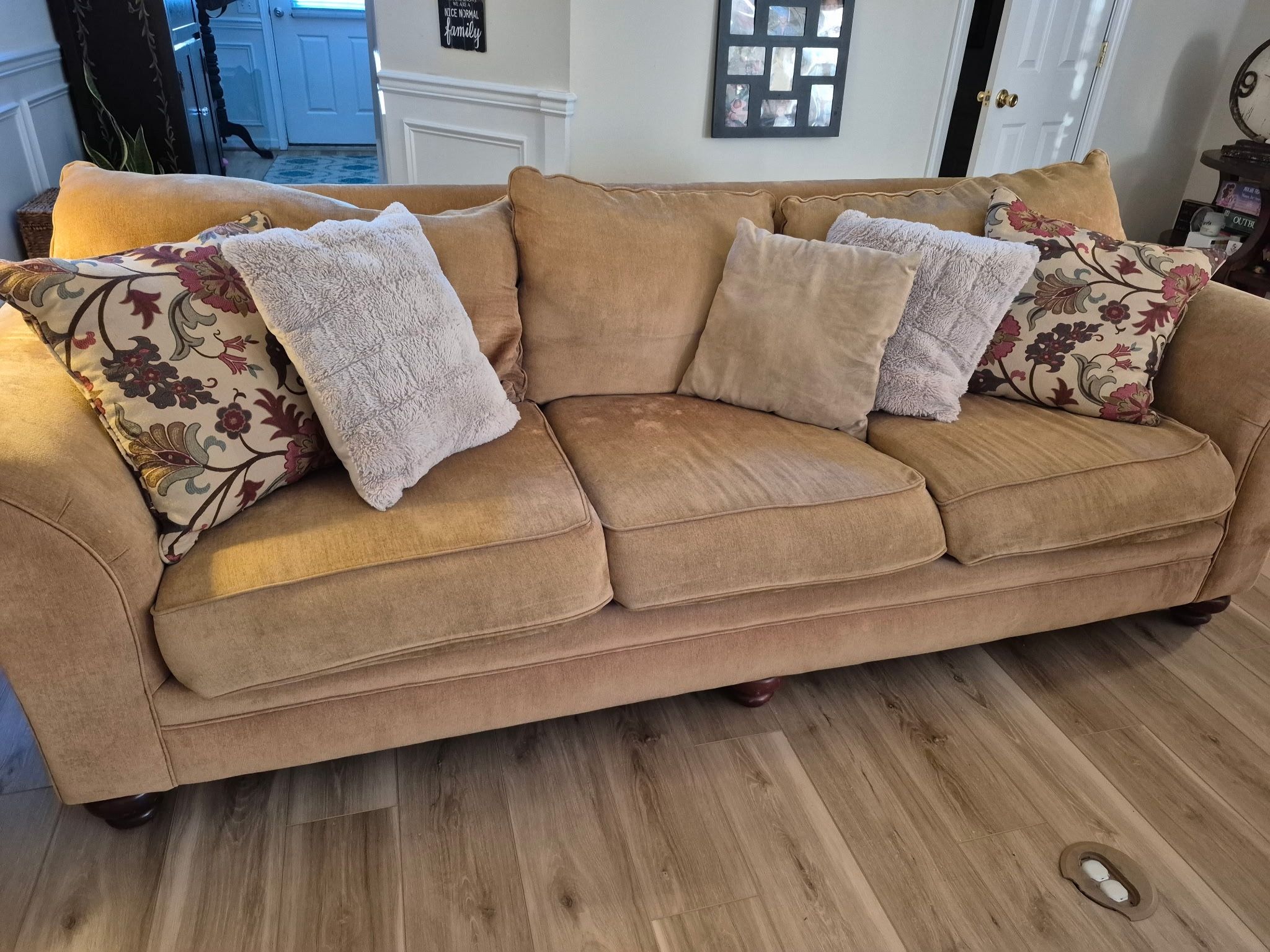 Klaussner Denim Sofa