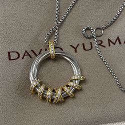  Helena Diamond Wrap Pendant Necklace 