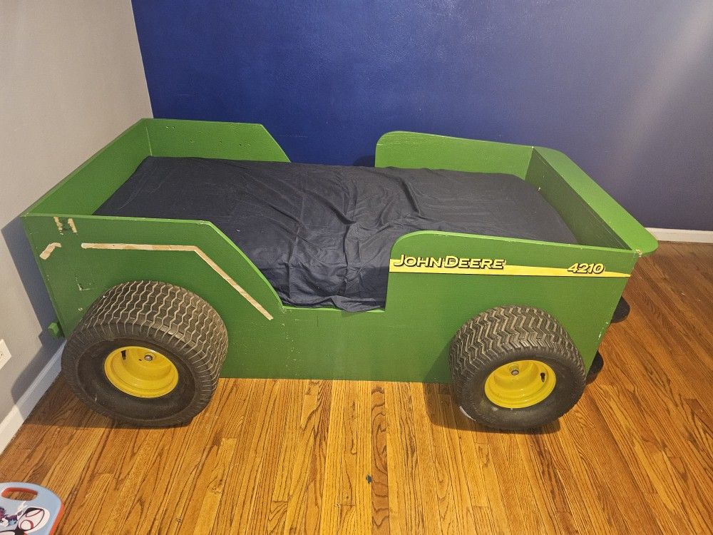 John Deere Tractor Bed Handmade 