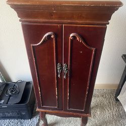Antique Wooden Jewelry Armoire $100 OBO