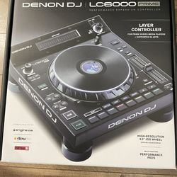 DJ EQUIPMENT 2 New Denon Lc6000 & Numark Scratch Mixer 