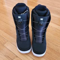 NEW DC Phase BOA Snowboard Boots – Black/White – Size 10.5 (US)