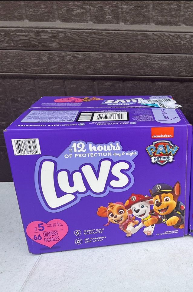 Luvs Diapers 66 Count Size 5 $14