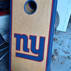 New Nork Giants themed Corn Hole Boards Set Of 2