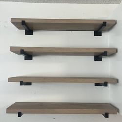 4 wall Shelves