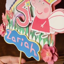 Props Pig Cake Toppers 