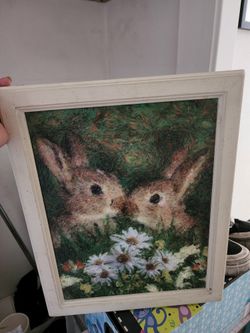 Rabbit/ Bunny Wall Art Frame