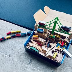 Wooden Train Set Bundle