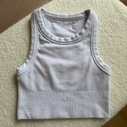 White Alo tank top