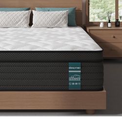 Sleepmax Queen Mattress 14 Inch - Deep Sleep Hybrid Mattress
