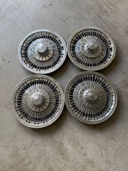 Chevrolet Motor Division Wire Spoke Hubcaps Set of 4