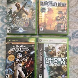 XBOX 360 Video games 🤓👍🎮 Assorted games to chose from each for $8. / Buy a bundle of  4 games for $20  Price brake . Make an Offer ! 